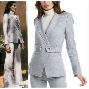 Veronica Beard Light Gray Blazer